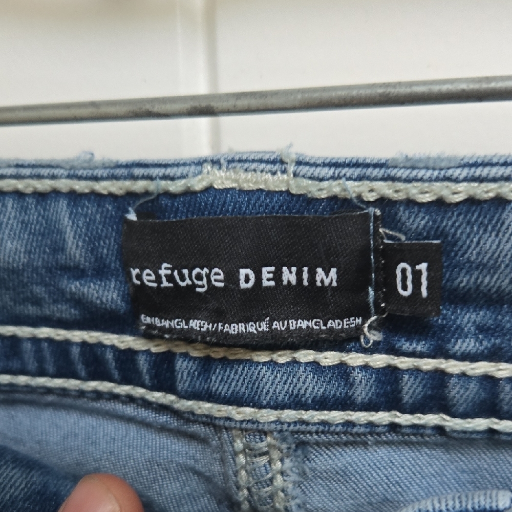 Refuge Denim Classic Light Blue Boot Cut Women's Jeans - Picture 7 of 11